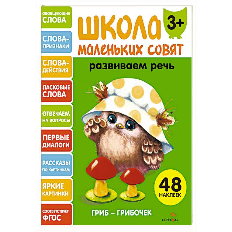 Школа маленьких совят 3+. Развиваем речь