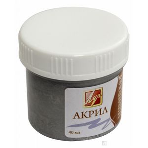 Краска акриловая (40 мл, металлик серебряный) (23С1469-08) Краска акриловая (40 мл, металлик серебряный) (23С1469-08)