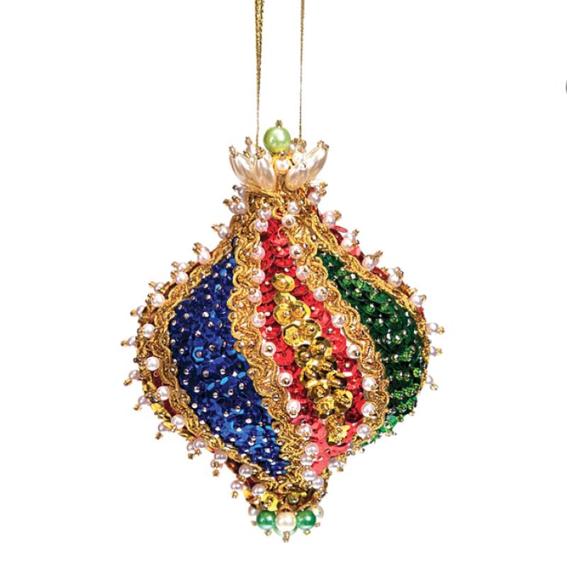 Шар новогодний из пайеток 'Падишах'