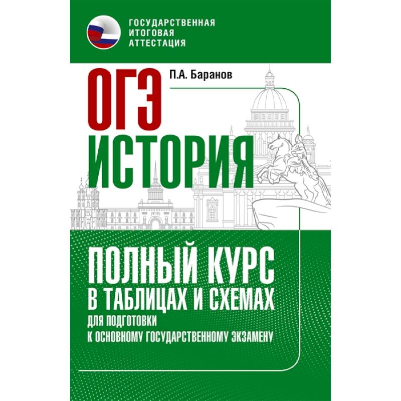 Обществознание полный курс в таблицах и схемах для подготовки к огэ баранов п а