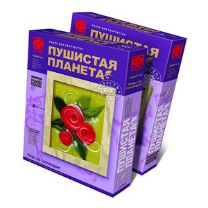 Набор для творчества №6 'Пушистая планета. Розы' Набор для творчества №6 'Пушистая планета. Розы'