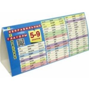 Английский язык. 5-9 классы. Настольная таблица-домик. Неправильные глаголы. ФГОС Английский язык. 5-9 классы. Настольная таблица-домик. Неправильные глаголы. ФГОС