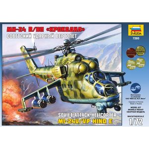 Сборная модель вертолета Ми-24 В/ВП 'Крокодил'