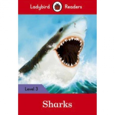 Изучение языков, книга Sharks + downloadable audio