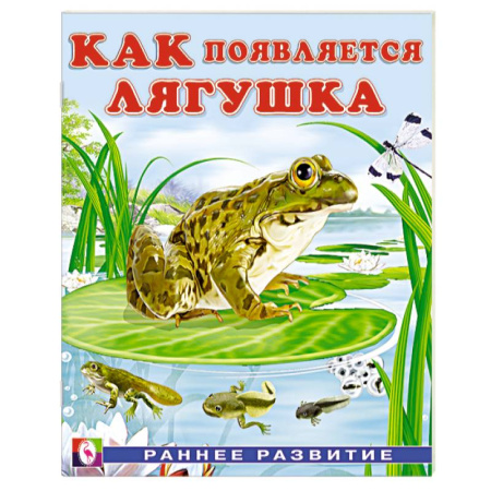 Познавательная литература, книга Как появляется лягушка