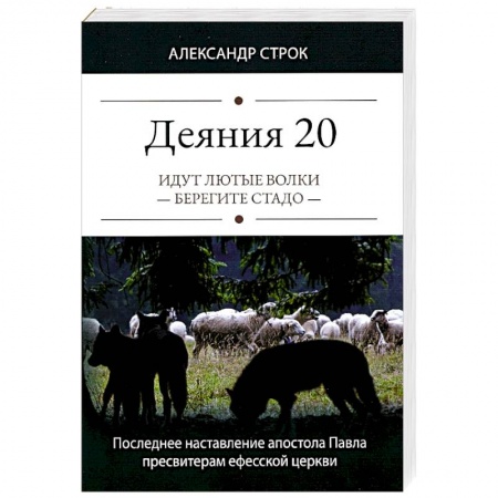 Христианство, книга Деяния 20. Идут лютые волки - берегите стадо