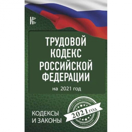 Общественные и гуманитарные науки, книга Трудовой Кодекс Российской Федерации на 2021 год
