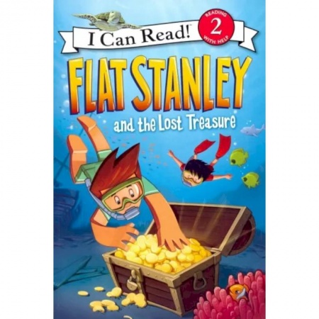 Изучение языков, книга Flat Stanley and the Lost Treasure  (Level 2)