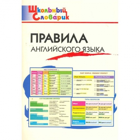 Изучение языков, книга Правила английского языка