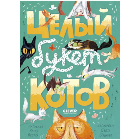 Поэзия для детей, книга Целый букет котов