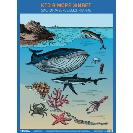 Познавательная литература, книга Кто в море живет