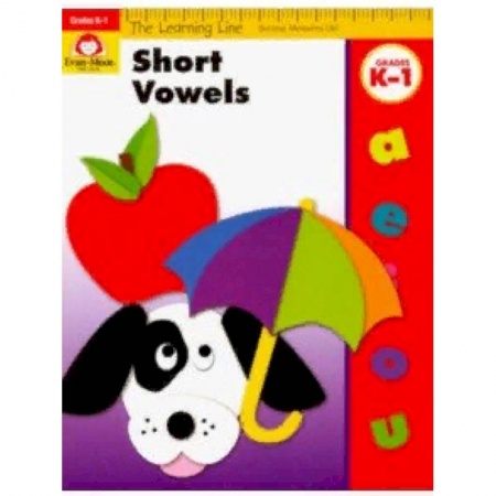 Школьникам и абитуриентам, книга The Learning Line Workbook. Short Vowels K-1