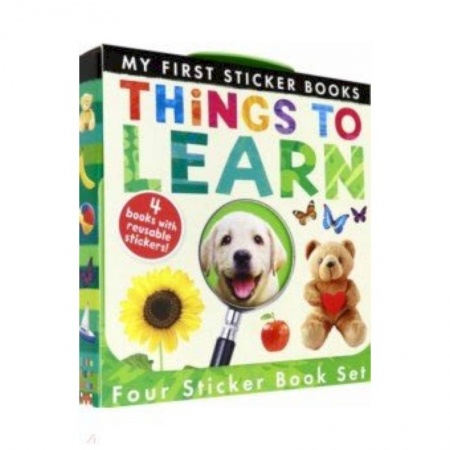 Изучение языков, книга My First Sticker Books: Things to Learn (4-books)