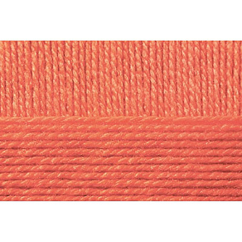 Мериносовая. Цвет 396-Настурция. 10х100 г