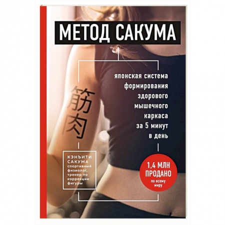 Популярная и нетрадиционная медицина, книга Метод Сакума. Японская система формирования здорового мышечного каркаса за 5 минут в день