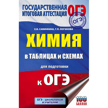 Химия в таблицах и схемах для подготовки к ОГЭ Химия в таблицах и схемах для подготовки к ОГЭ