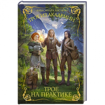 Фантастика, фэнтези, книга Трое из академии. Трое на практике