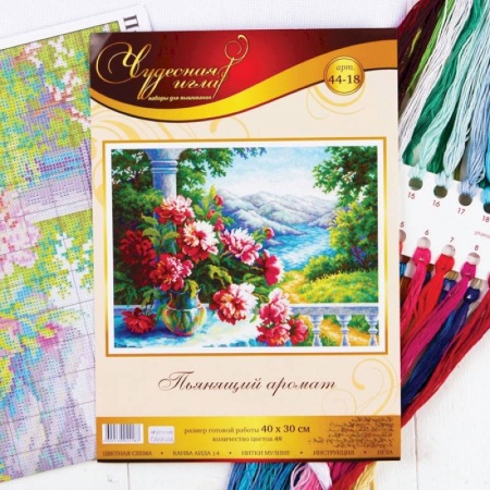 Фантастика, фэнтези, книга Набор для вышивания крестом 'Пьянящий аромат' 40x30 см