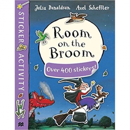 Изучение языков, книга Room on the Broom Sticker Book