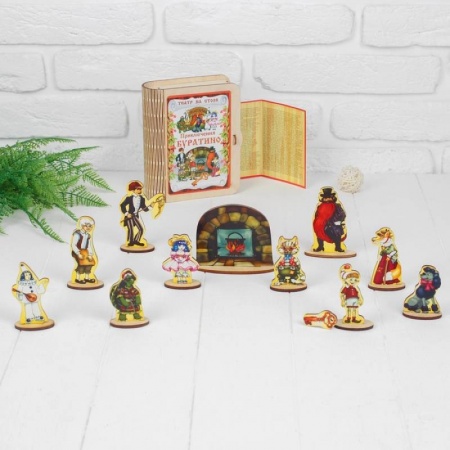Развлечения. Праздники. Юмор, книга Театр на столе 'Приключения Буратино'