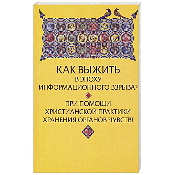 Как выжить в эпоху информационного взрыва? При помощи христианской практики хранения органов чувств!