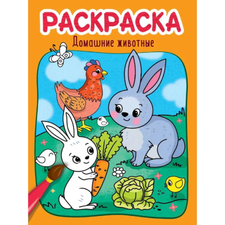 Досуг, творчество и кулинария, книга Раскраска. Домашние животные