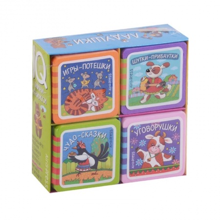 Книги для самых маленьких (0-3 года), книга IQ мини-книжки. Ладушки. Комплект из 4 книг