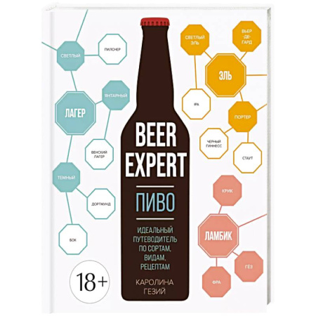Напитки, книга Beer Expert: Пиво. Идеальный путеводитель по сортам, видам, рецептам