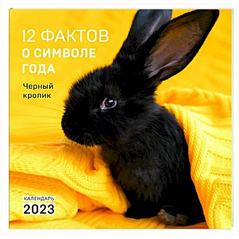 12 фактов о символе года. Черный кролик. Календарь на 2023 год