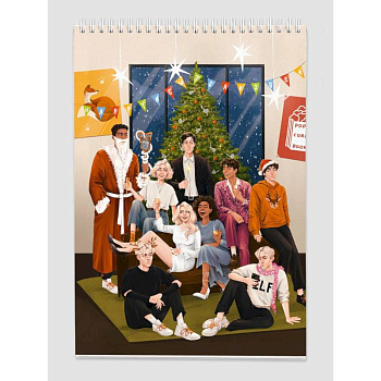 В КЛЕТКУ Блокнот 'Happy New Tear'