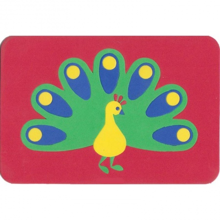 Досуг, творчество и кулинария, книга Павлин (мягкие пазлы)