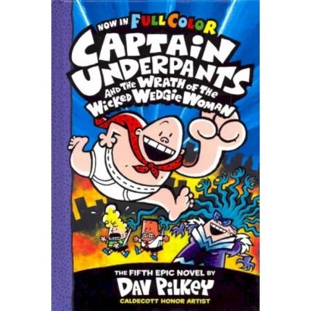 Изучение языков, книга Captain Underpants &the Wrath of the Wicked Wedgie
