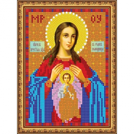 Музыкальная школа, книга «Светлица» набор для вышивания бисером 8366М «Прсв. Бца Помощница в родах» бисер Чехия 12x16см