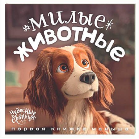 Книги для самых маленьких (0-3 года), книга Милые животные. Первая книжка малыша