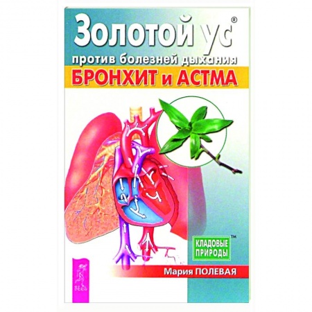 Популярная и нетрадиционная медицина, книга Золотой ус против болезней дыхания. Бронхит и астма