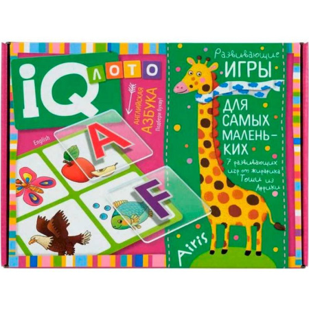 Азбука. Букварь, книга Лото для самых маленьких. 'Английская азбука. Подбираем букву!'