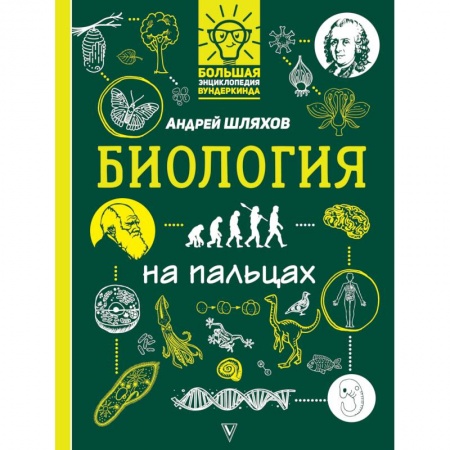 Познавательная литература, книга Биология на пальцах: в иллюстрациях