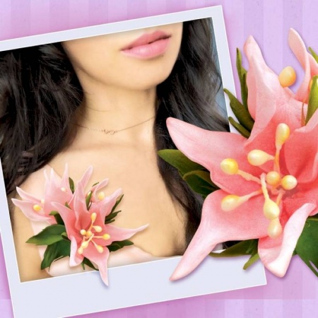 Культура, искусство, книга Брошь из фоамирана своими руками 'Цветок кактуса'