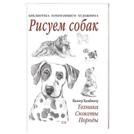 Книги, книга Рисуем собак