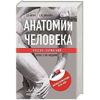 Анатомия человека: Русско-латинский атлас с QR-кодами Анатомия человека: Русско-латинский атлас с QR-кодами
