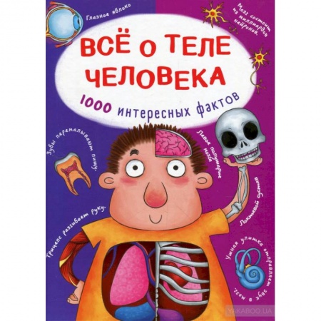 Познавательная литература, книга Все о теле человека. 1000 интересных фактов