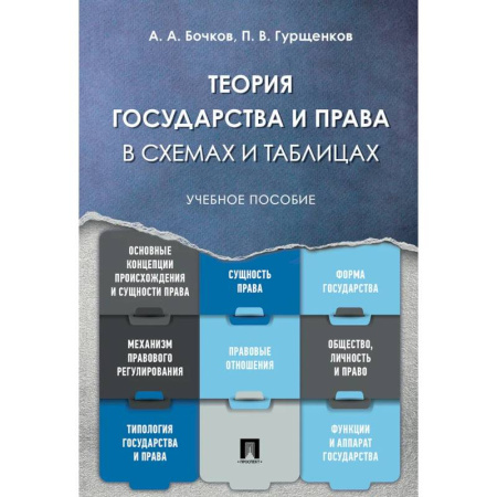 Общественные и гуманитарные науки, книга Теория государства и права в схемах и таблицах. Учебное пособие