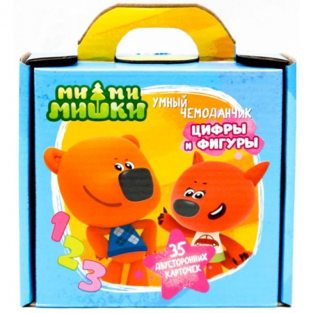 Дошкольникам, книга Ми-ми-мишки. Умный чемоданчик. Цифры и фигуры