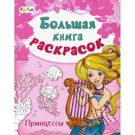 Досуг, творчество и кулинария, книга Большая книга раскрасок. Принцессы