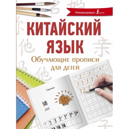 Школьникам и абитуриентам, книга Китайский язык. Обучающие прописи для детей