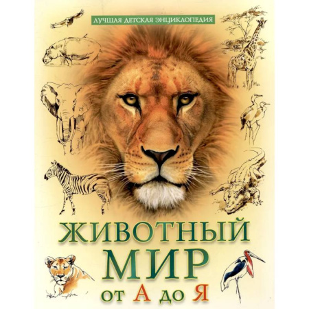 Познавательная литература, книга Животный мир от А до Я