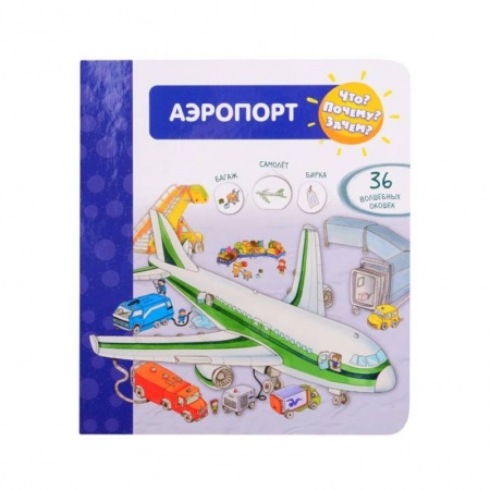 Книги, книга (Карт-П) Что? Почему? Зачем?  Аэропорт (36 окошек).