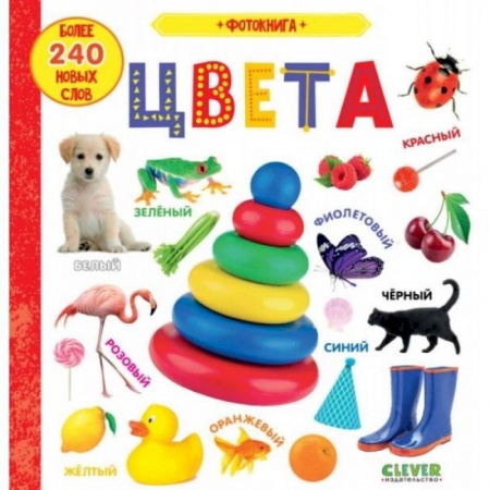 Книги для самых маленьких (0-3 года), книга Первые знания. Фотокниги. Фотокнига. Цвета