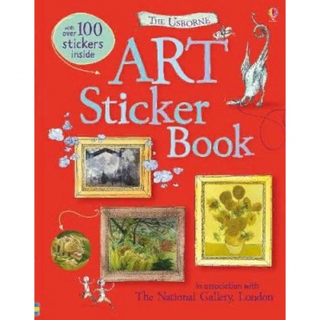 Изучение языков, книга Art Sticker Book