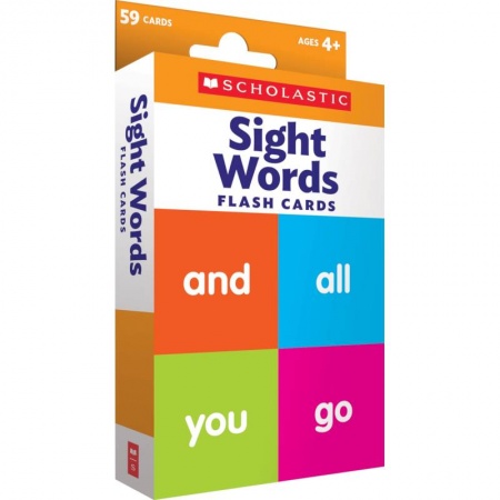 Изучение языков, книга Flash Cards: Sight Words